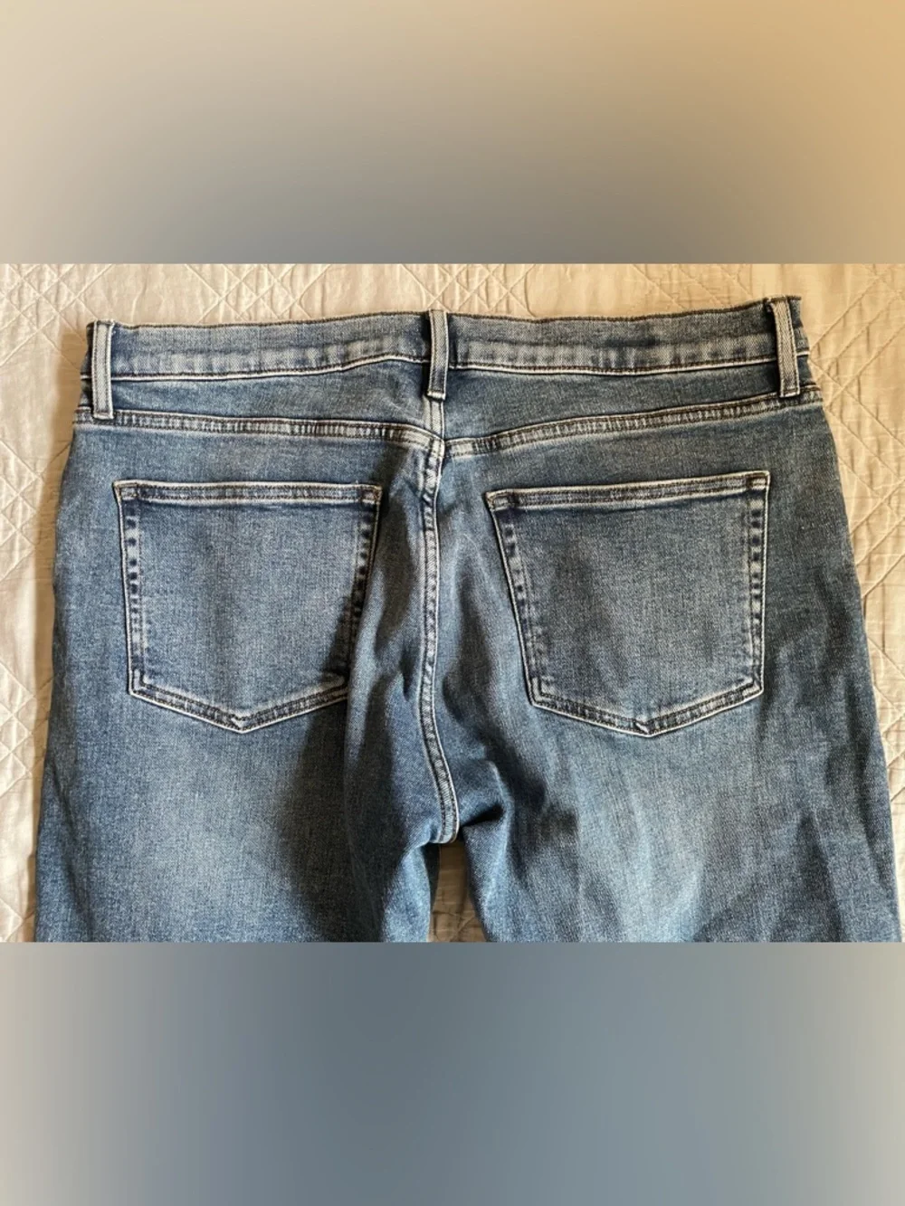 J.‎ CREW 770M Straight-fit stretch jean in medium wash Size 34 $148 BX863